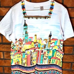 Alfred dunner blouse size L